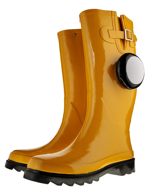 Wellie boots for Pop festivals, commercial product photography