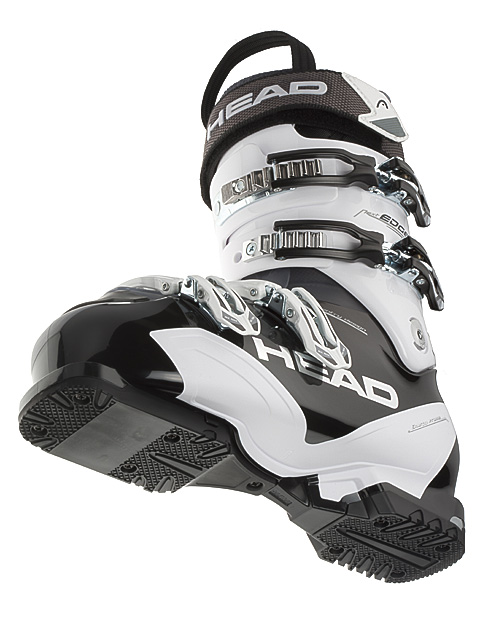 Head branded ski boot, sportswear product photography