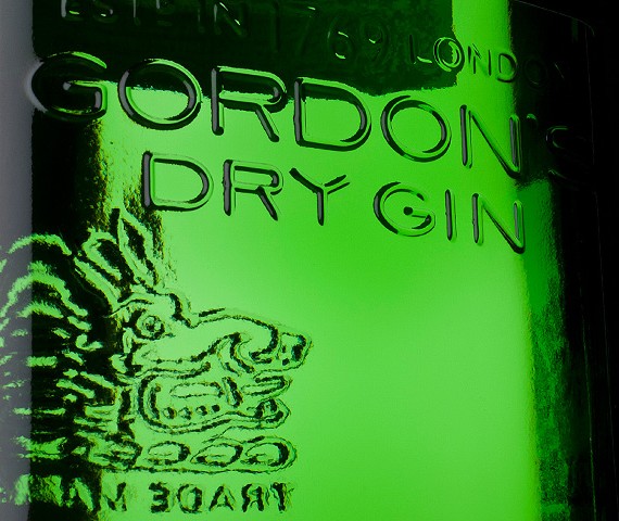 gordons dry gin, food & drink product photography