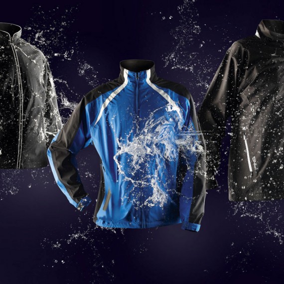 Waterproof jackets, fashion product photography